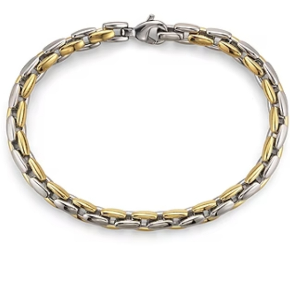 🎉HPx8🎉 Men's Square Link Bracelet - Picture 2 of 7